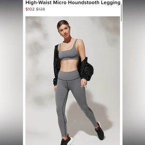 Alo yoga sport bra and leggings set